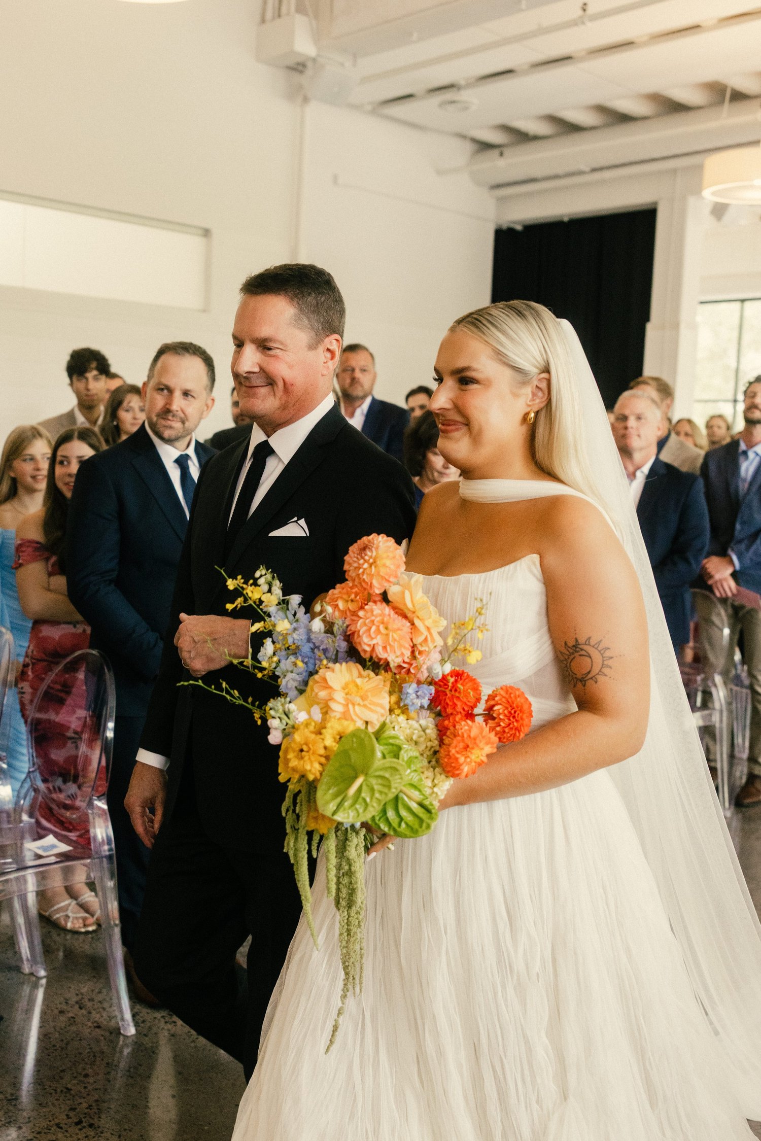 Maren + Nick wedding at Urban Daisy Events