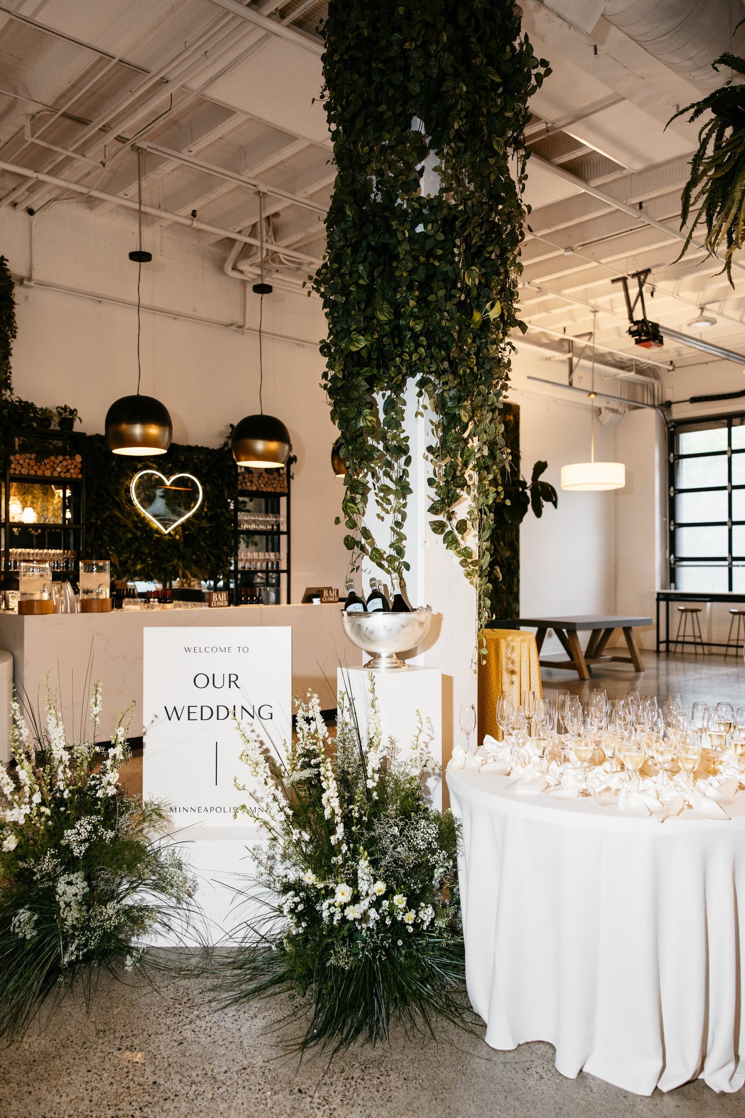 Madeline + Wyatt wedding at Urban Daisy Events